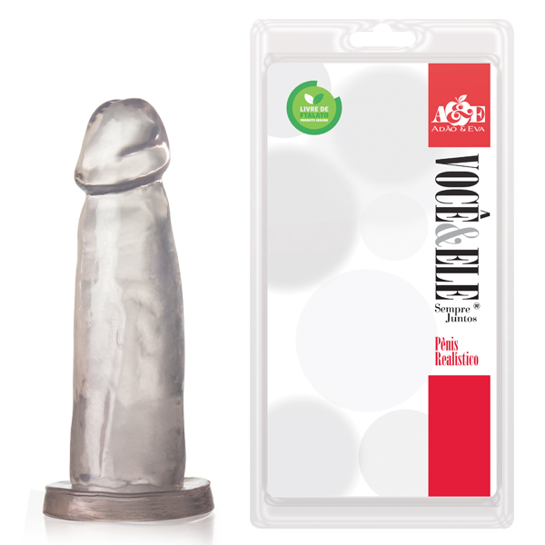 Dildo Transparente - 14,5 X 4cm